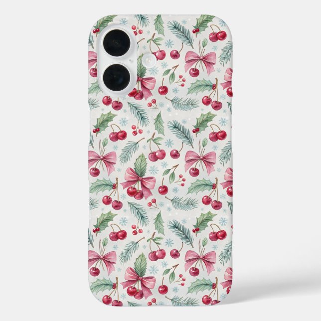 Cherry Christmas Case-Mate iPhone Case (Back)