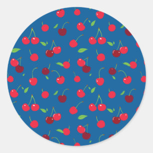Cherry Classic Round Sticker