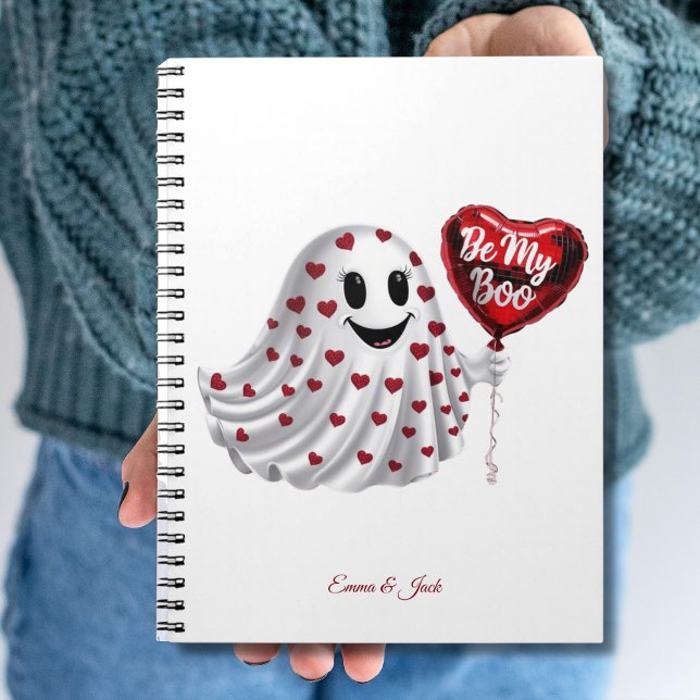 Cherry Coded Valentine's Day Customisable Notebook (Cherry Coded Valentine's Day Customizable Notebook)