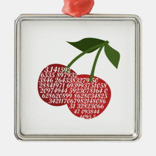 Cherry Complete Pi Metal Tree Decoration