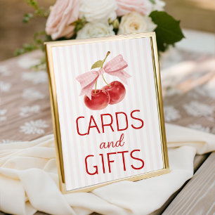 Cherry Coquette Cards and Gifts Sign