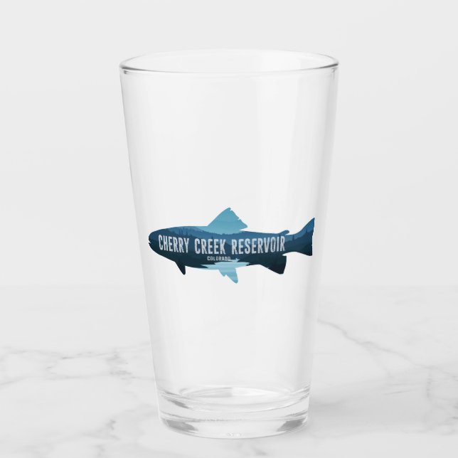 Cherry Creek Reservoir Colorado Fish Glass (Front)