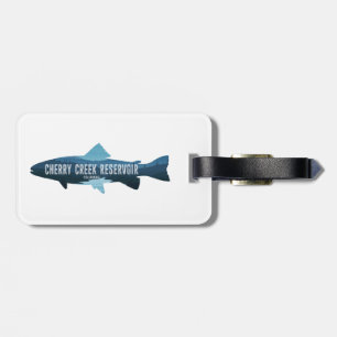 Cherry Creek Reservoir Colorado Fish Luggage Tag