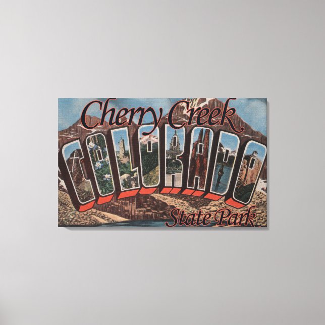 Cherry Creek State Park, Colorado Canvas Print (Front)
