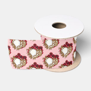 Cherry Crumble Cobbler Dessert Ice Cream Food Satin Ribbon