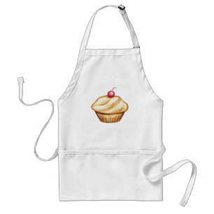 Cherry Cupcake Bakery Apron