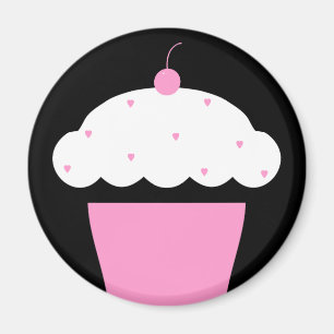 cherry cupcake magnet