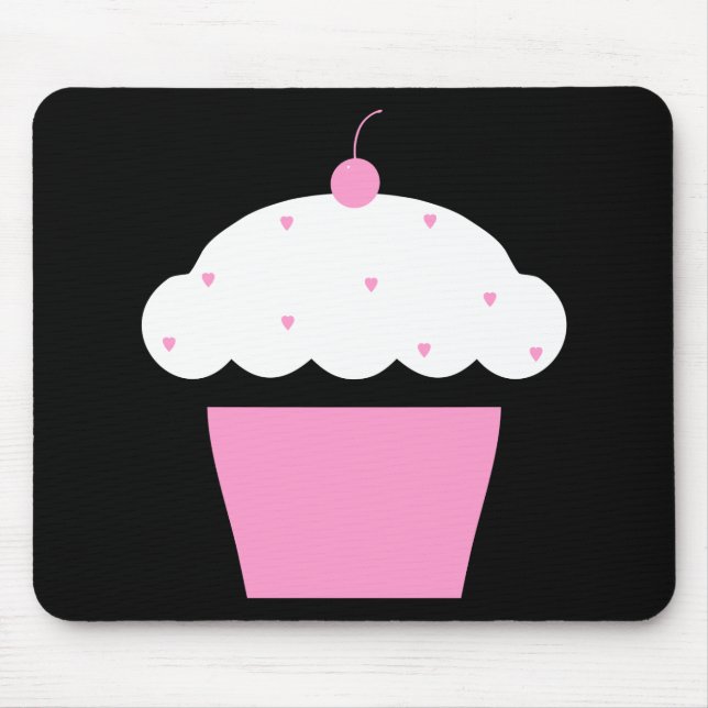 cherry cupcake mouse mat (Front)