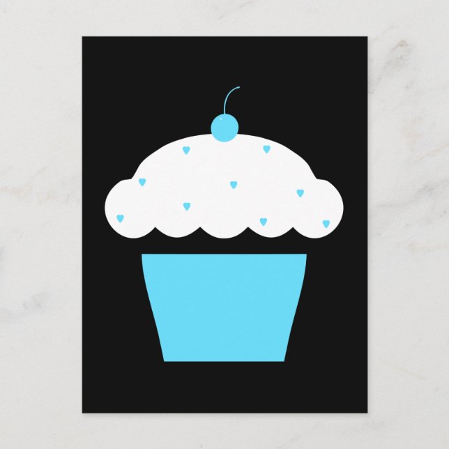 cherry cupcake postcard (Front)