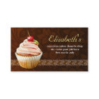 cherry cupcake sweet cute business card