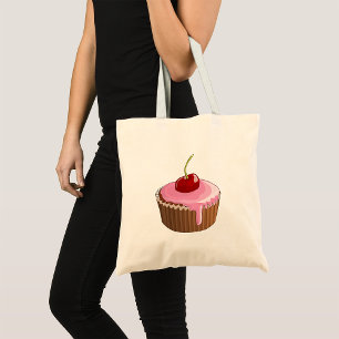 Cherry Cupcake Tote Bag