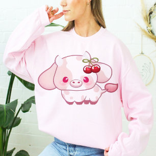 Cherry Cute Cow Gift for her  T-Shirt