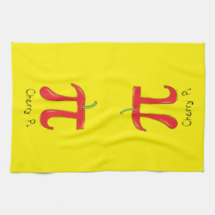 Cherry Cute Math Pi Day Pie Baking Kitchen Towel