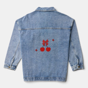 Cherry Denim Jacket