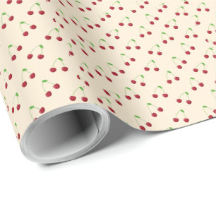 Cherry Design Gift Wrapping Paper
