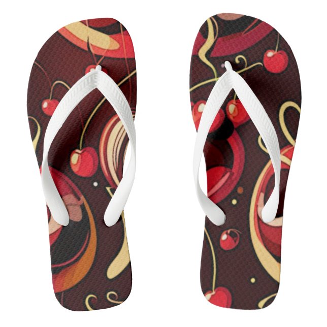 Cherry Dipped : Flip Flops (Footbed)