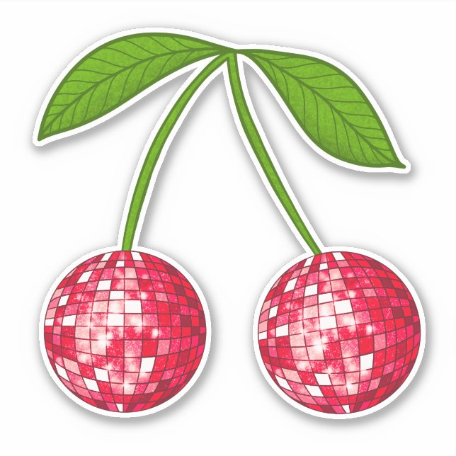 Cherry Disco Ball (Front)