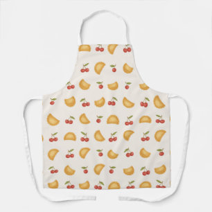 Cherry Dumplings Pattern Apron - Cute Kitchen Gift