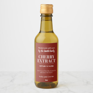 Cherry Extract Label