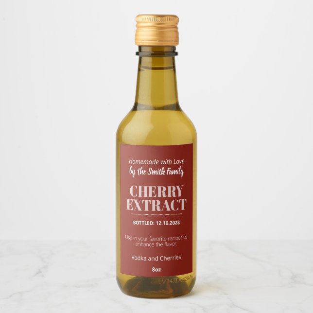 Cherry Extract Label (Front)
