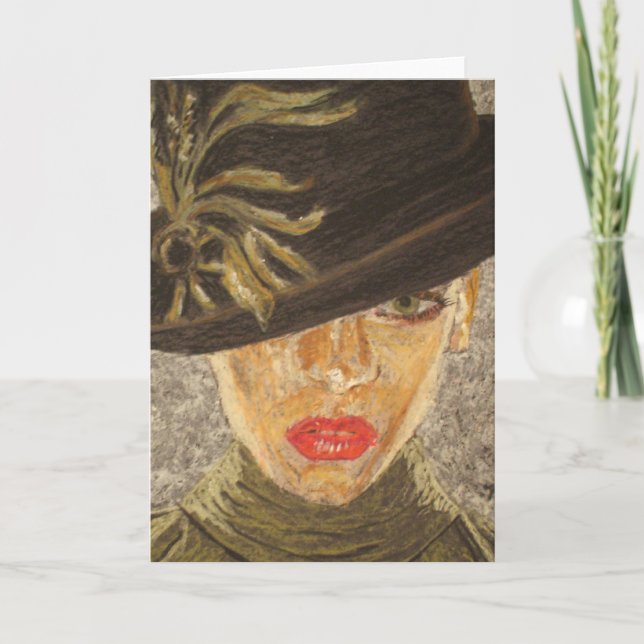 "Cherry" Fine Art Greeting Card (Front)