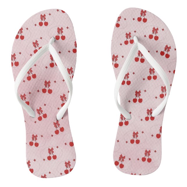Cherry Flip Flops (Footbed)
