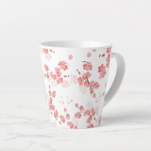 Cherry Flower 2 Latte Mug