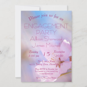 Cherry flower Heaven light personal Invitation