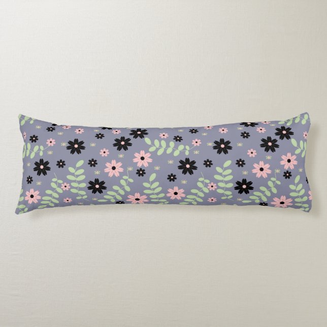 cherry flowers pattern  body cushion (Front)