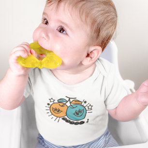Cherry fruit Cartoon Pattern Baby Bodysuit