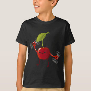 Cherry, Fruit Costume Workout Bodybuilding Lift Gy T-Shirt