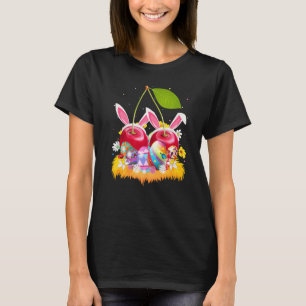 Cherry Fruit  Easter Egg Funny Cherry Easter Sunda T-Shirt