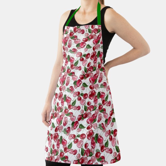 Cherry Fruit pattern Apron (Insitu)