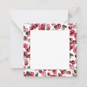 Cherry Fruit pattern Card