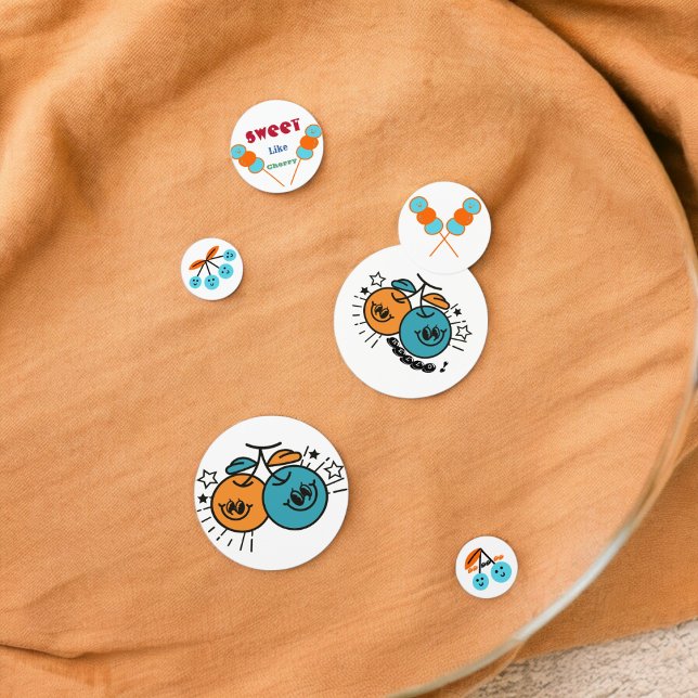 Cherry Fruit Table Confetti (smilingcherry fruit party confetti,kids birthday party,baby shower,graduation,night party, throw fun)