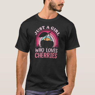Cherry Fruit Vintage Just A Girl Who Loves Cherri T-Shirt