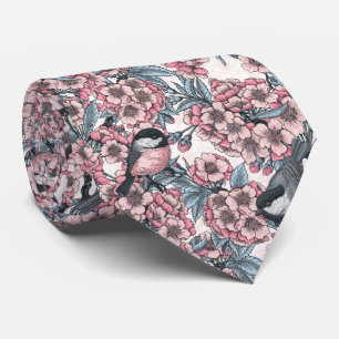 Cherry garden tie