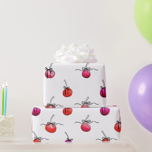 Cherry Gift Wrapping Paper (Party Gifts)