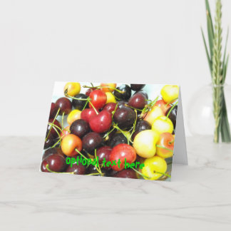 Cherry Greeting and Note Cards