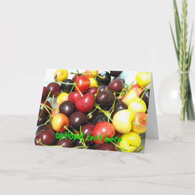 Cherry Greeting and Note Cards (Front)