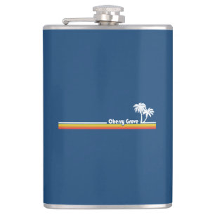 Cherry Grove Beach South Carolina Hip Flask
