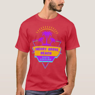 Cherry Grove Beach South olina Vibes 80s T-Shirt