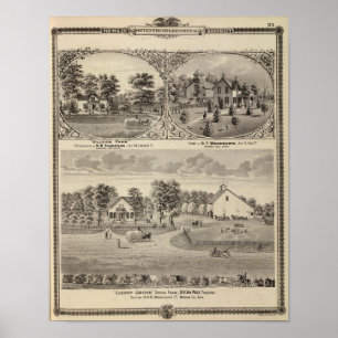 Cherry Grove, Hillside Farm Poster