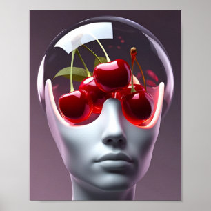 Cherry head poster