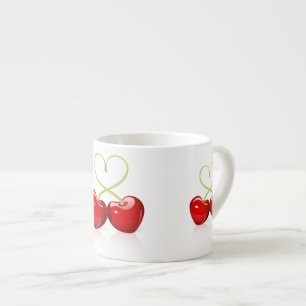 Cherry Heart Espresso Cup