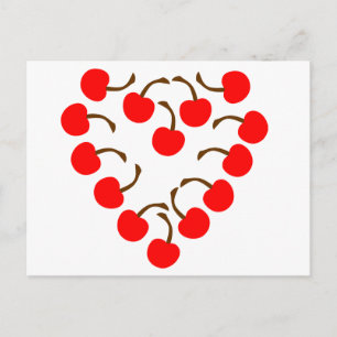 Cherry Heart Postcard
