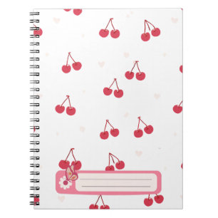 Cherry Hearts School Notebooks & Journal for Girls