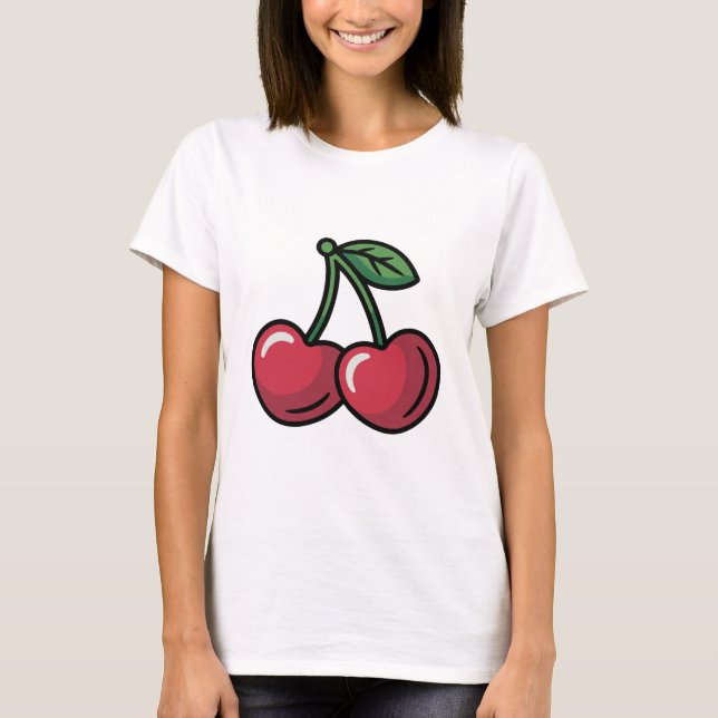 Cherry Hearts T-Shirt (Front)