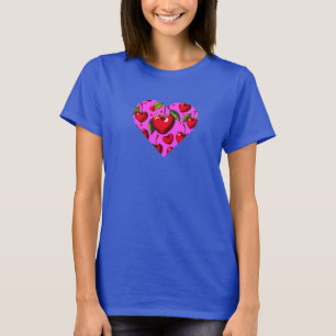 Cherry Hearts Valentine's Day T-Shirt
