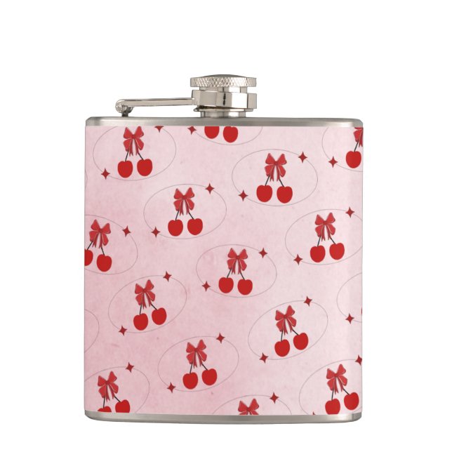 Cherry Hip Flask (Front)